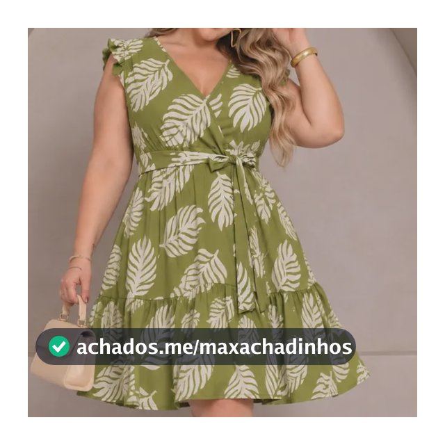 Vestido Plus Size Midi Verão Estampado Moda Casual Festa Top
