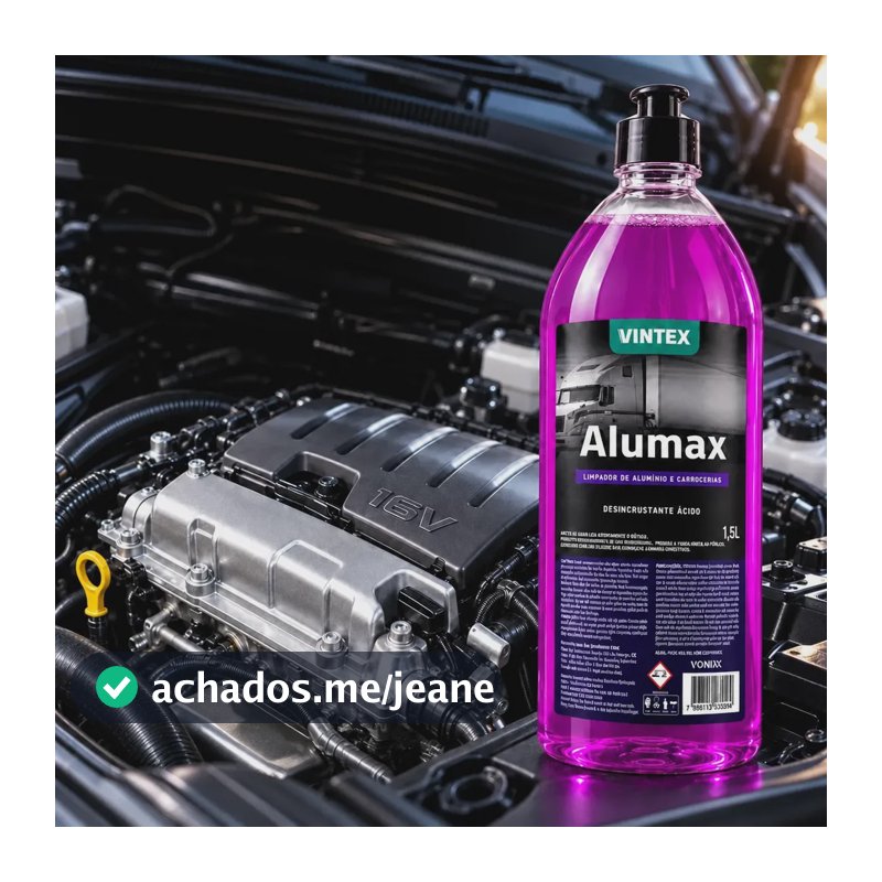 Alumax 1,5l Vonixx Limpador Bau Aluminio Carroceria