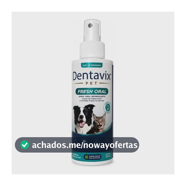 Dentavix Spray Cães E Gatos | Higiene Oral Controle Tártaro Menta