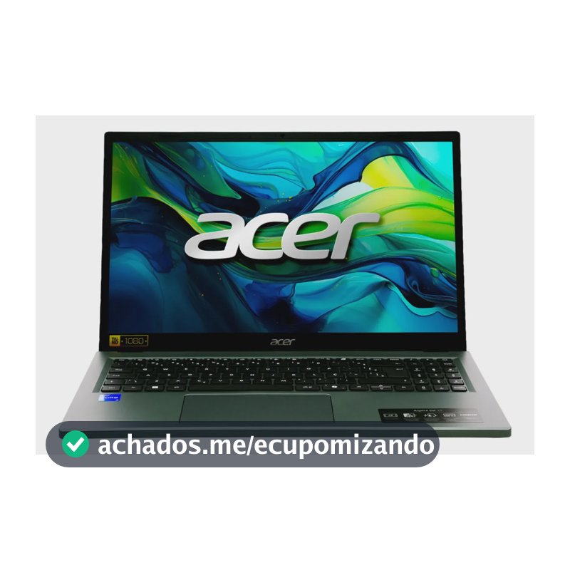 Notebook 15.6" Acer Aspire Go 15 Intel Core i7 13ª Geração 16GB RAM DDR5 512GB SSD Tela Full HD Teclado Numérico Autonomia de 8h Wi-Fi 6 Sistema Operacional Linux