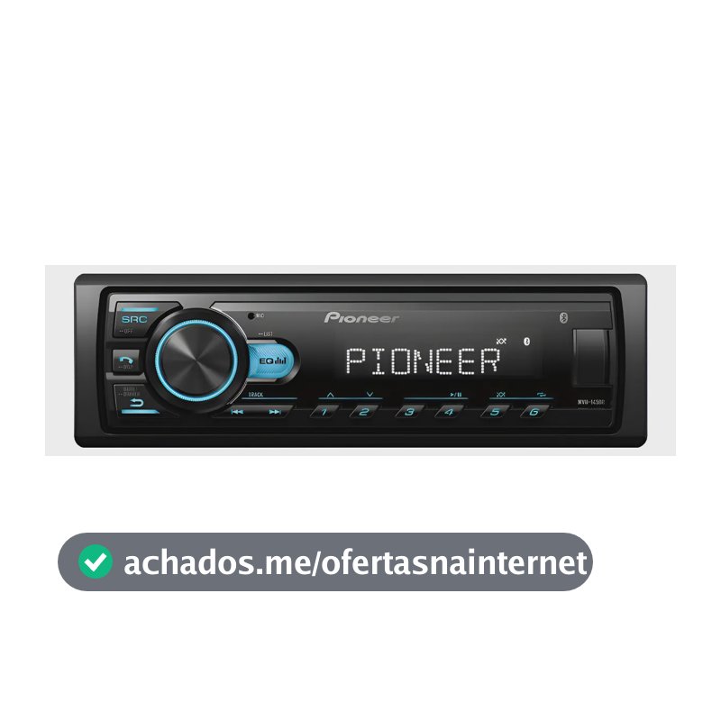 Pioneer Mvh-145br Usb Bluetooth Rádio Fm Áudio Premium