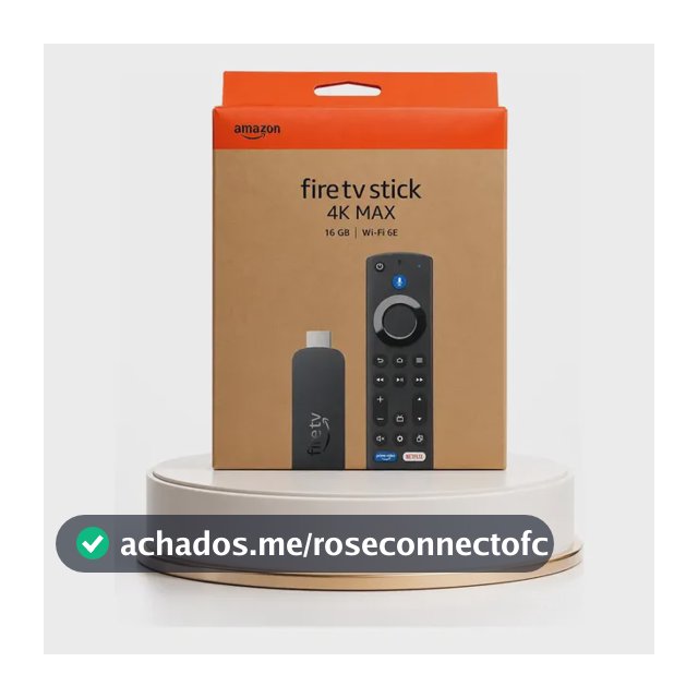 Amazon Fire Tv Stick 4k Max 16gb Wi-fi 6e Alexa Controle Por Voz Pret