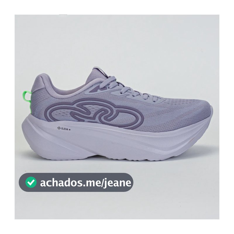 Tênis Olympikus Grau Feminino Corrida - Caminhada Lilás Lilás/roxo 37 Br
