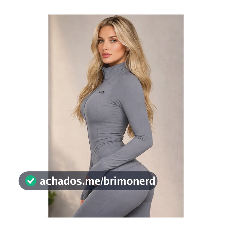 Jaqueta Feminina Alo Fitness Academia Exclusive Cinza G