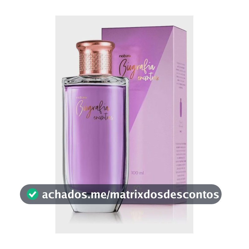 Desodorante Colônia Biografia Encontros Feminino 100 Ml