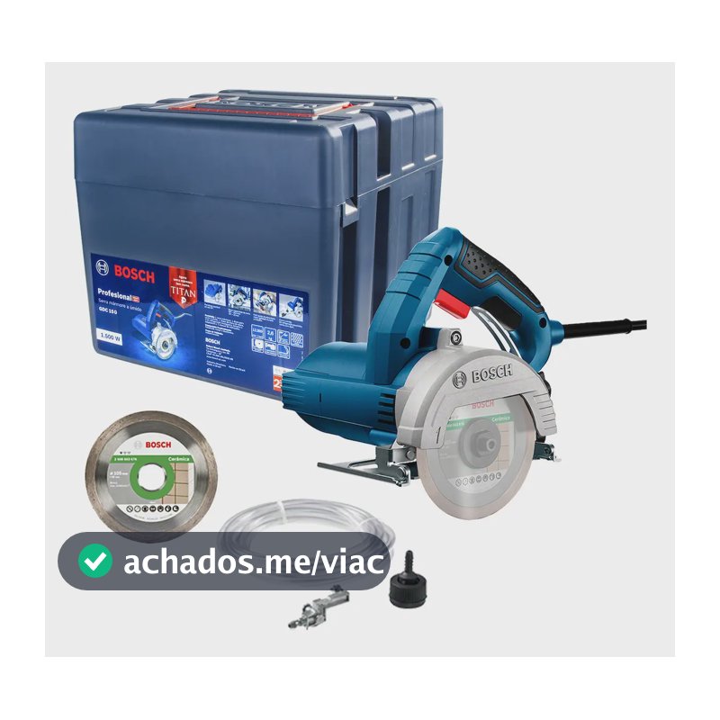 Serra Mármore GDC 151 Titan 1500w Kit Refrigeração Bosch