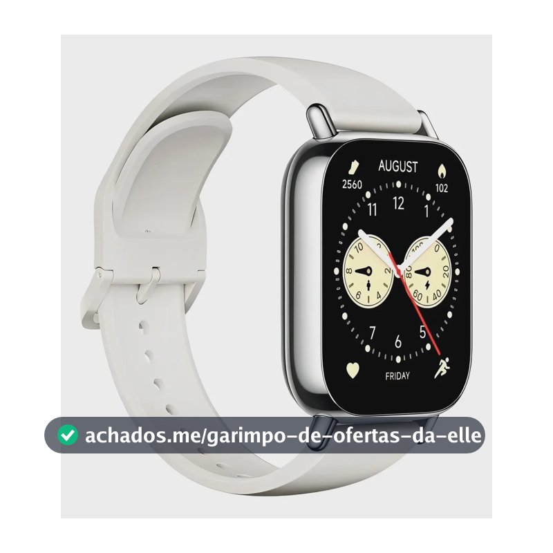 Relógio Smartwatch Redmi Watch 5 Lite Com Gps Caixa Light Gold Pulseira Dourado