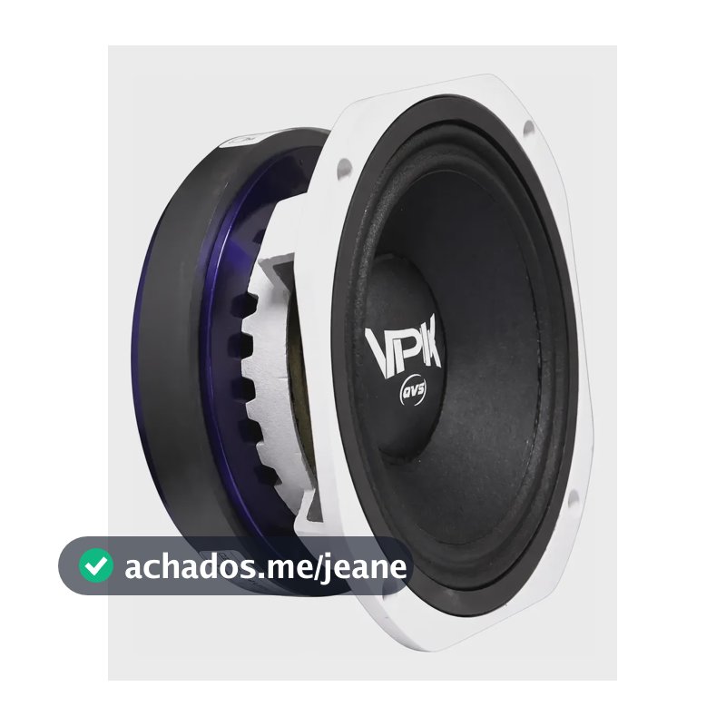 Alto Falante Médio Grave Qvs 6 Polegadas 250 Rms 6 44vpk Branco