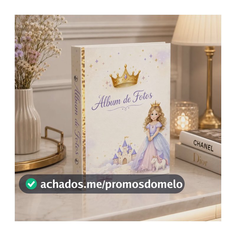 Álbum 15x21/100 Fotos,modelos Infantil Lindos Pra Suas Fotos Princesa Infantil