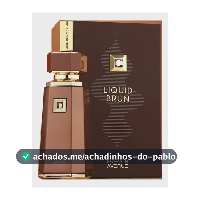 Perfume Liquid Brun Eau De Parfum 100ml Edp French Avenue