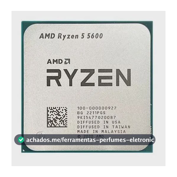 Processador AMD Ryzen 5 5600 Oem Sem Cooler