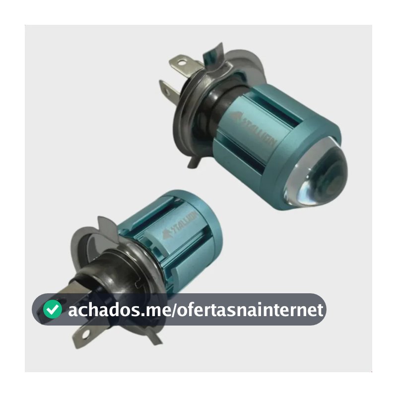 Kit 2 Lampadas Led H4 Super Branca Bombillo Moto Carro Vans H4 Super Branca