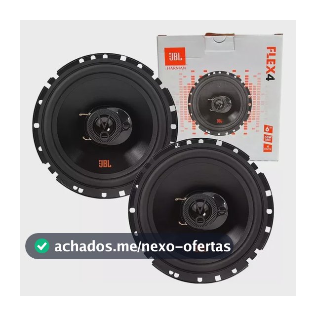 Alto Falante Jbl Triaxial 6trfx55 Flex4 110w Totais Cor Preto