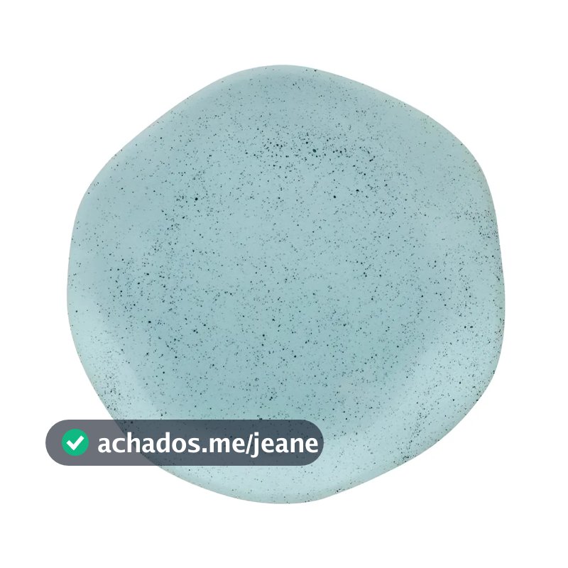 Jogo de 06 Prato Sobremesa 21,5cm Ryo Blue Bay Oxford
