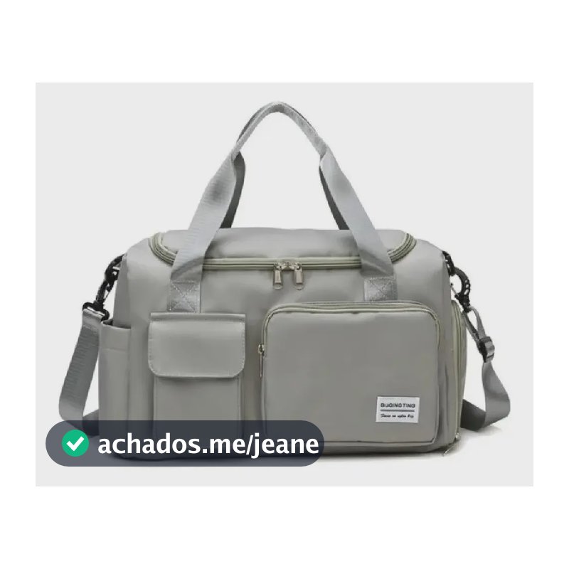 Bolsa Mala De Mao 10kg Feminina Masculino De Bordo Viagem Cor Cinza
