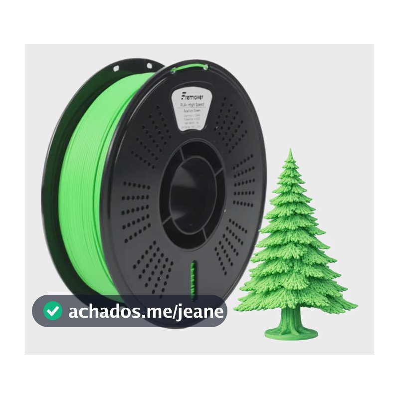 Filamento Pla+ 1kg Fremover High Speed  1,75mm Scallion Green