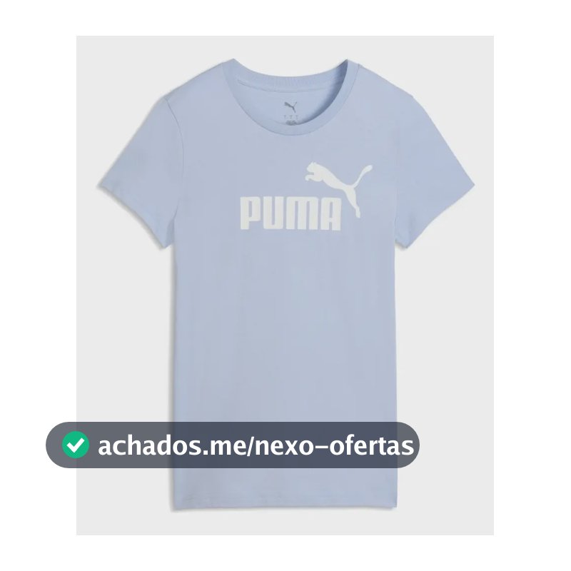 Camiseta Feminina Ess No. 1 Logo Slim Tank Puma Snow Mountain Blue N/a G Liso