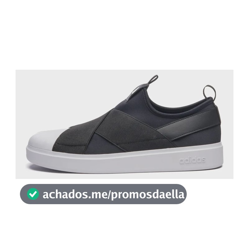 Tênis Feminino Streettalk Slip On adidas Preto Liso 38 Br