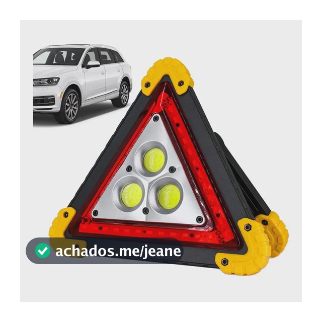 Triângulo De Emergência Led Dobrável Para Carro Rápido Qn