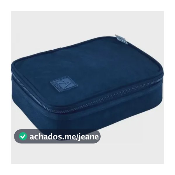Estojo Box Académie Azul Marinho Tilibra