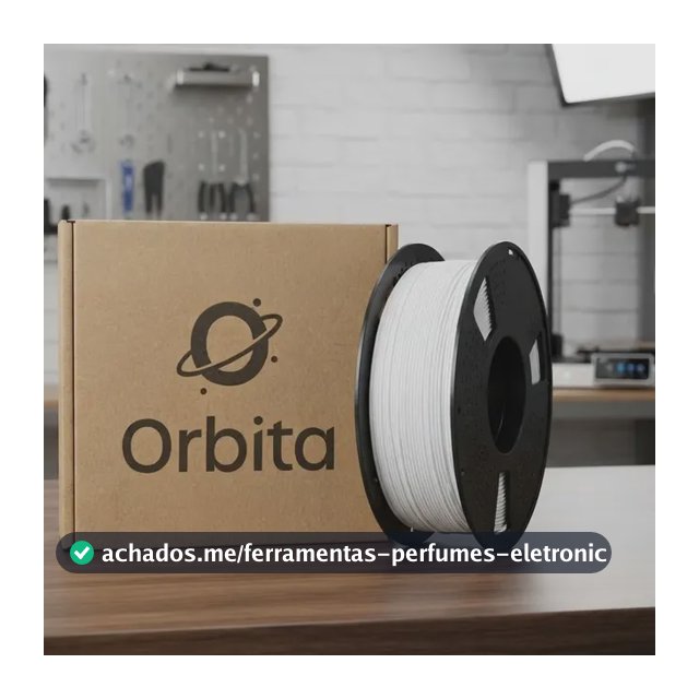 Filamento Pla Para Impressora 3d Orbita 1,75 Mm 1 Kg Branco