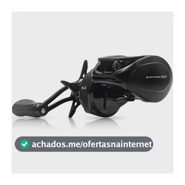 Carretilha Black Tamba S2 12 Rolamentos - Maruri Esquerda Cor Preto Lado da manivela Esquerdo