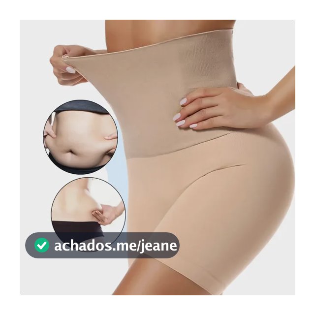 Cinta Modeladora Feminina Short Reduz Medidas Compressão