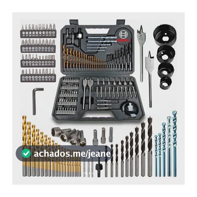 Jogo De Brocas Bits 103 Peças Bosch Com Maleta Profissional