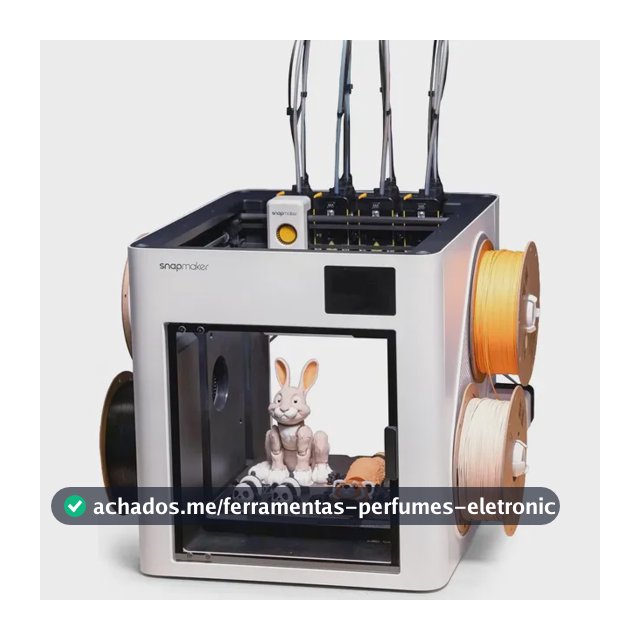 Impressora 3d Snapmaker U1 4 Toolheads Independentes 127/220v Branco