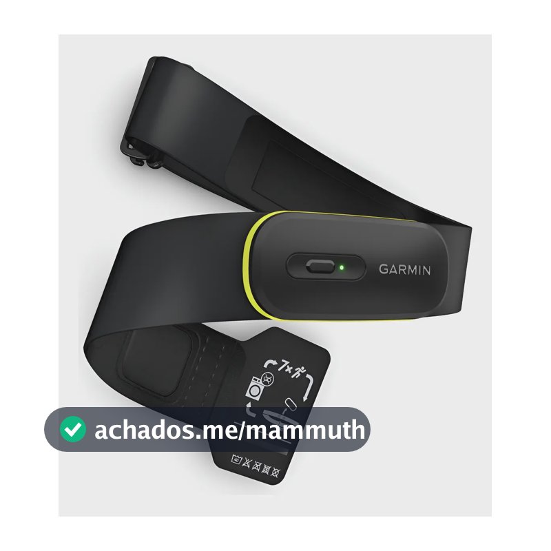 Banda De Monitor Cardíaco Bluetooth Garmin Hrm 600 M A Xl Co Preto M/xl