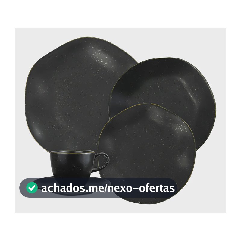 Aparelho de jantar 20 peças volcano ryo Oxford porcelana