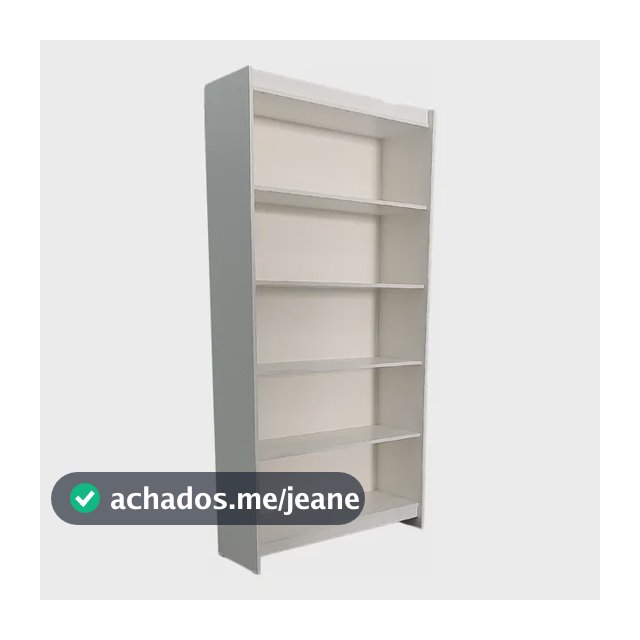 Estante Comercial 185x92x32 Mdf 100% Mdf Infinite Branco
