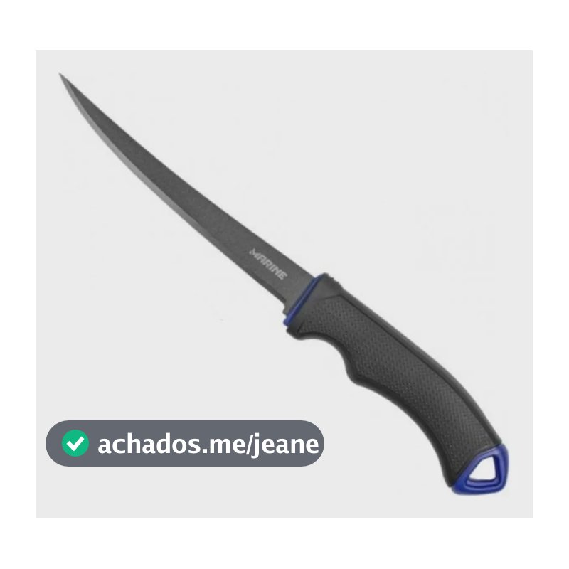 Faca Fileteira Marine Sports Fillet 29cm Aço Inox Teflon