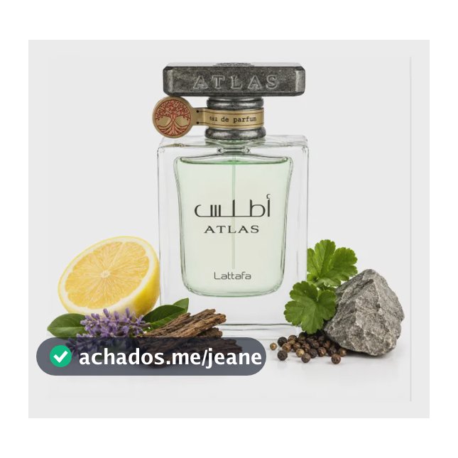 Perfume Árabe Atlas Lattafa Masculino Original Alta Fixação