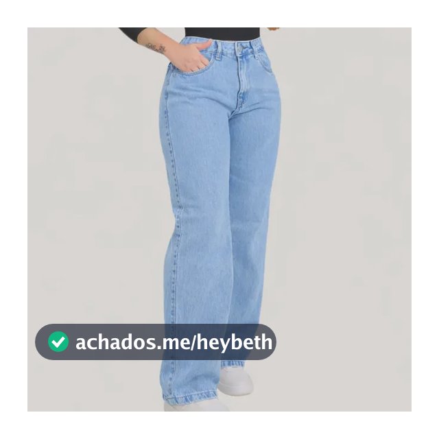 Calça  Wide Leg Jeans Feminina  Pantalona Juvenil 34 Ao 46