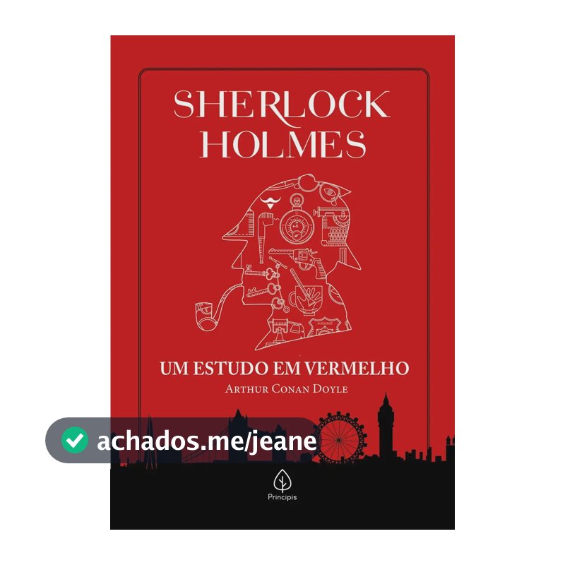 Sherlock Holmes - Um estudo em vermelho - Doyle, Arthur Conan - Ciranda Cultural - Capa Dura