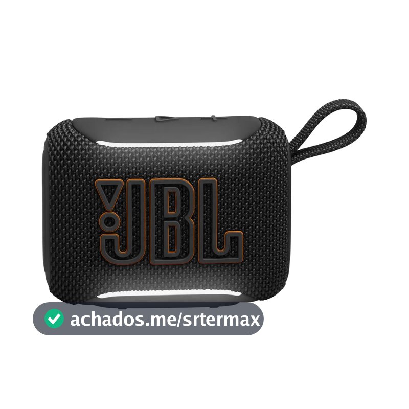 Caixa Som Jbl Go 5 Bluetooth Portátil Prova Dágua Preto