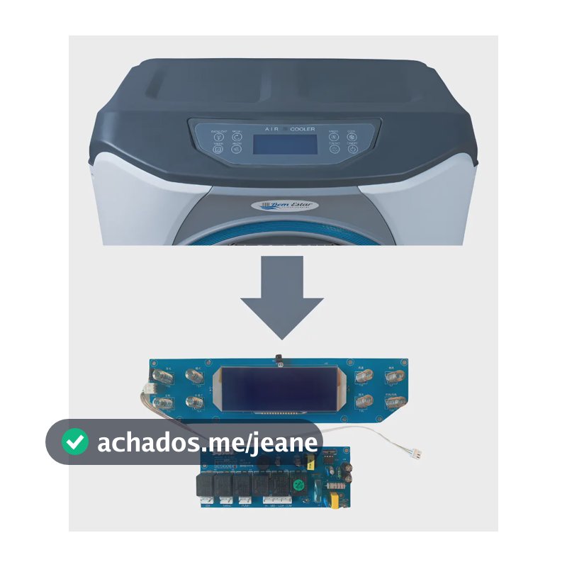 Conjunto Placa + Display Para Climatizador Portátil Mod 4500 Bivolt