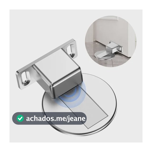 Kit 6 Prendedor Fixador Trava Porta Magnético Imã Batedor