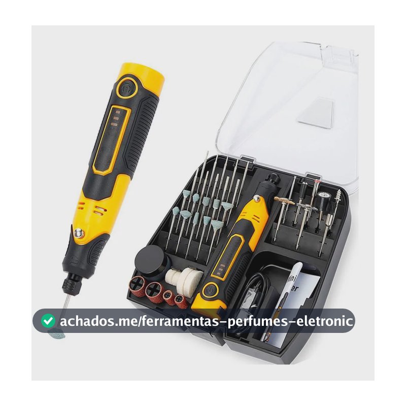 Mini Retifica Profissional Lixadeira Completa Acessório 57x1 3
