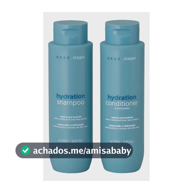 Kit Hidratação Braé Stages Shampoo + Condicionador Hydration