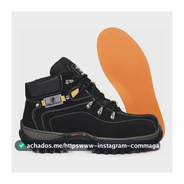 Bota Coturno Adventure Masculina Polofran Botina Cano Médio