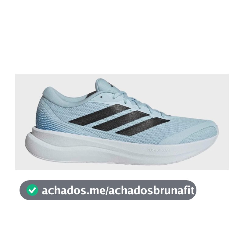 Tênis De Corrida Masculino Runfalcon 6 Cloudfoam adidas Azul Liso 41 Br