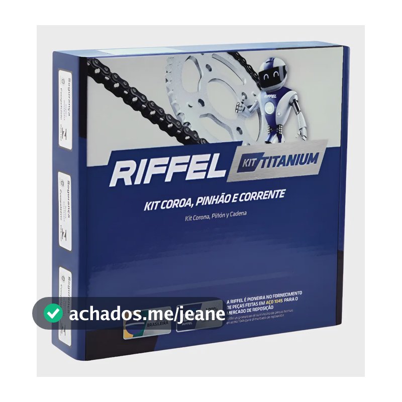 Relação Cg 150/160 Titan Fan Start Cargo Aço 1045 (kit) Cg160 Titan160 Start160 Fan160
