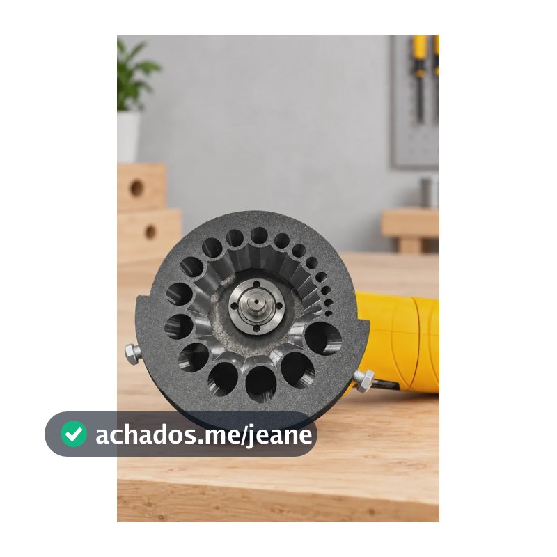 Gabarito Afiador De Brocas 5-20mm Esmerilhadeira 115 125mm Nao Se Aplica Preto