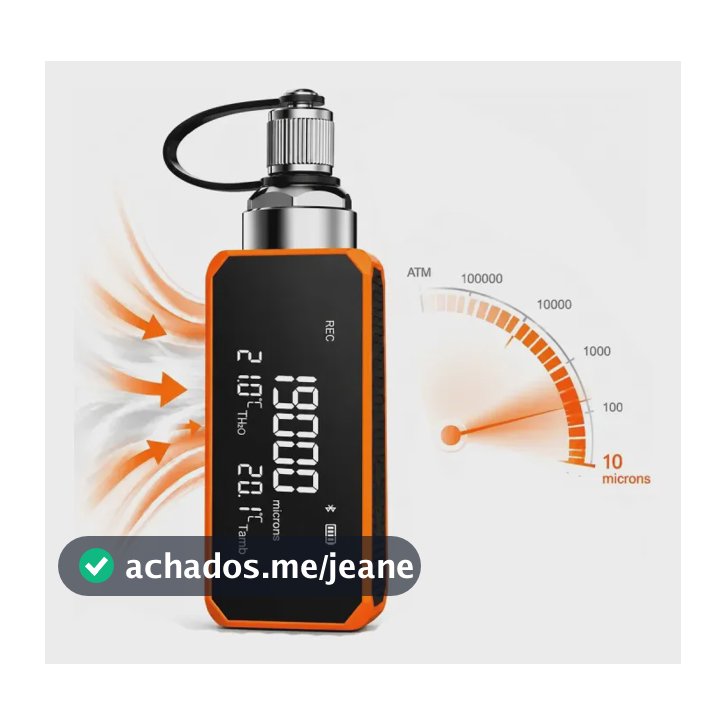Vacuômetro Digital Bluetooth Portátil Para Hvac Refrigeração