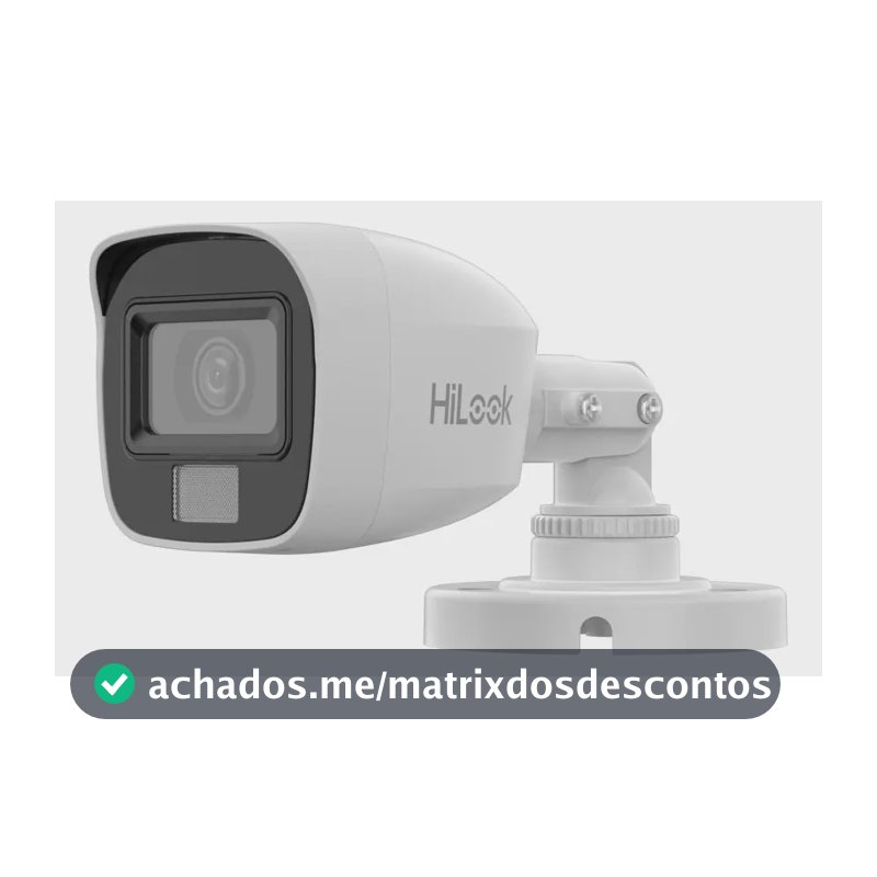 Câmera Bullet Thc-b127-lpc Fixa Luz Dupla 2mp Hikvision