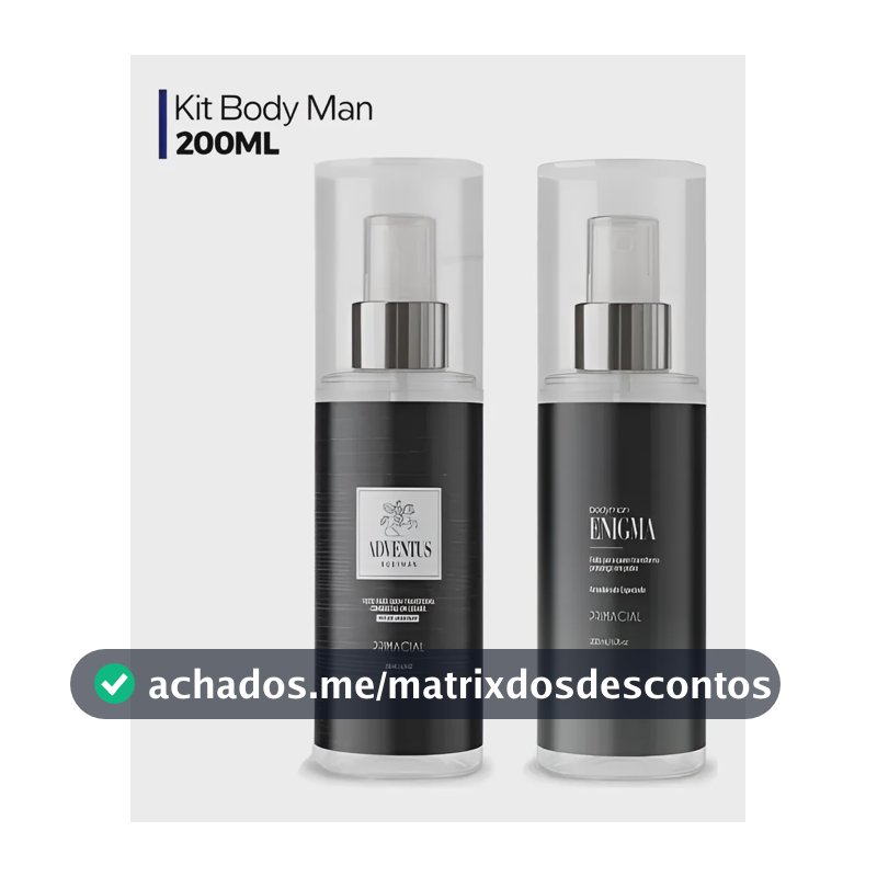 Kit Body Splash Masculino Adventus E Enigma 200ml