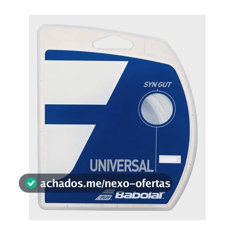 Corda Babolat Synthetic Gut Universal 17l 1.25mm Branca - 12m