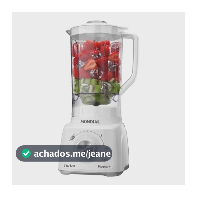 Liquidificador Turbo Power Mondial 550w L-99 Wg Branco/cinza 127v